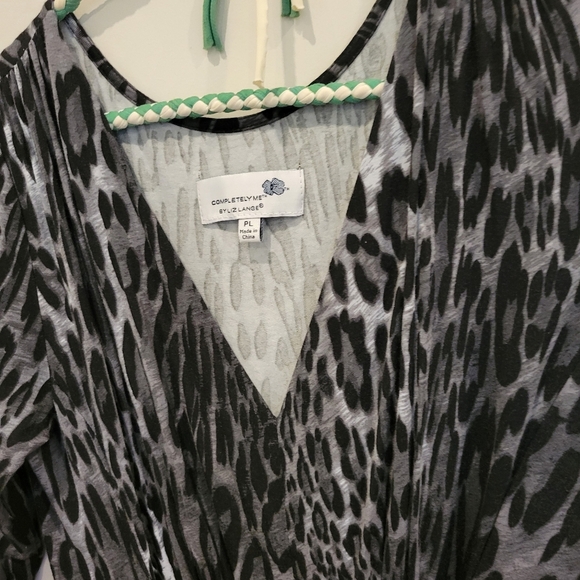 Liz Lange Completely Me Lovely Maxi Dress V Neck Soft Flowing Fabric For Fall PL - Picture 11 of 12